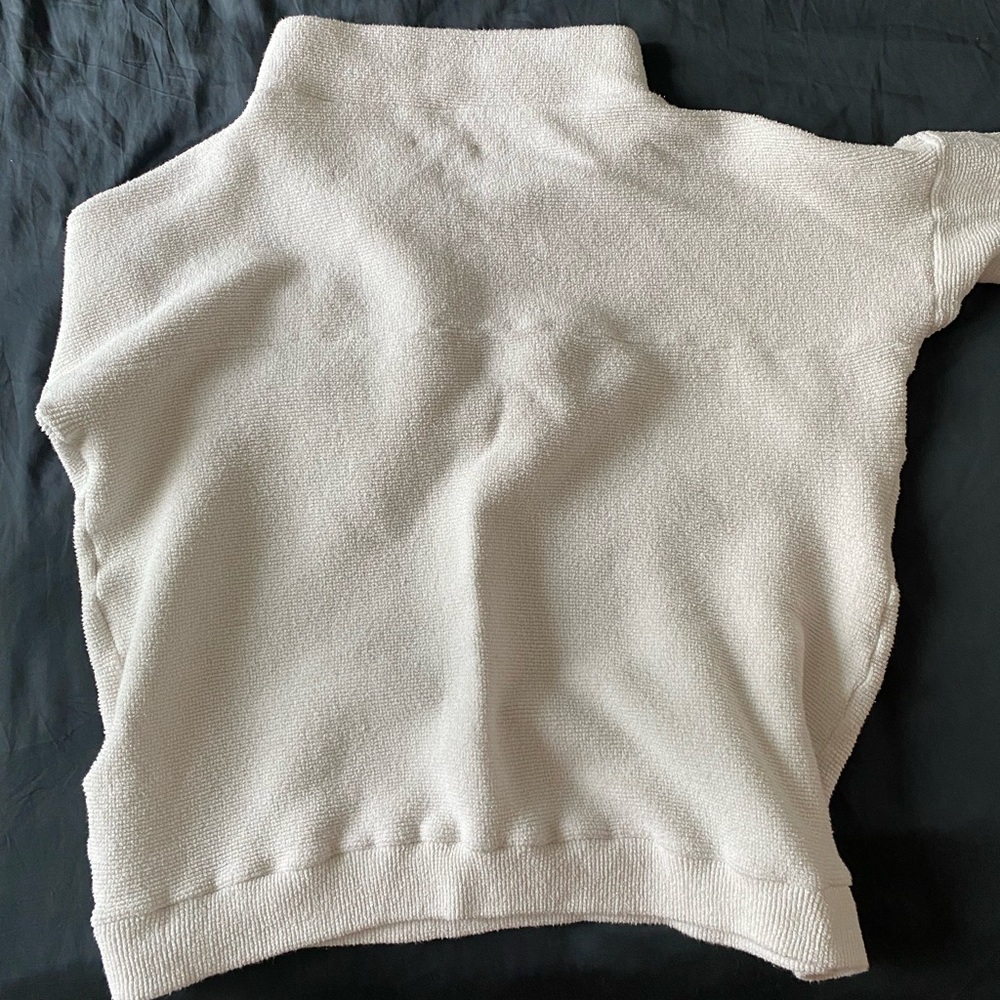 O’Neil Oversized Cotton Terry Tunic Sweater - Picture 11 of 15